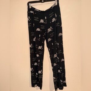 Soma Black Pancakes & Panamas Pajama Pants- Size XL